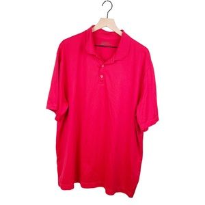 Nike Golf Tour Performance Dri-Fit Polo Tee Bright Red Men's Size XXL